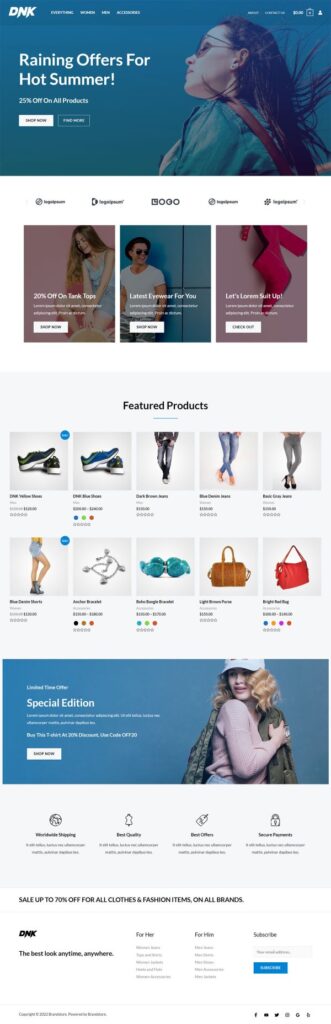 Best Ecommerce Website Templates